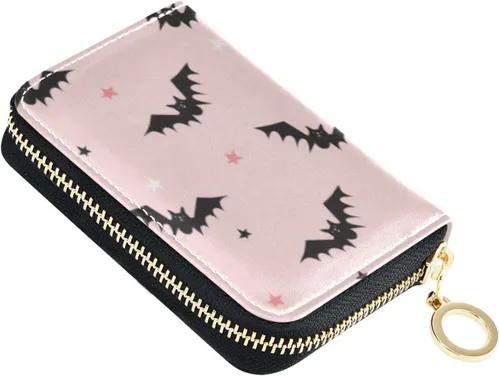 Vista 25 de Tarjetero de Tarjetas de Crédito RFID de Cuero con Cremallera Cartera para Mujeres y Niñas, Color #01, Talla única, Classic