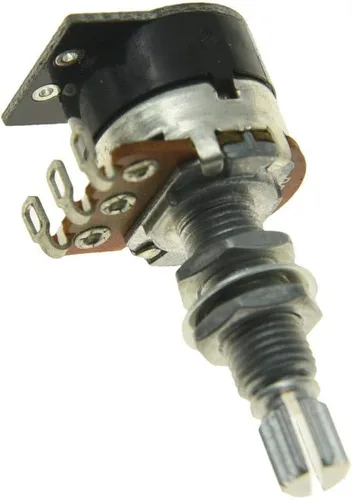 Vista 4 de Shadow Kill Pot Potenciómetro de bajo de guitarra con interruptor de empuje para matar el sonido de audio o cono lineal