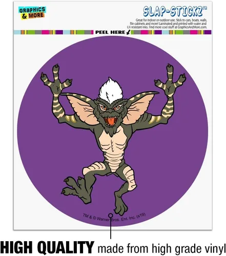 Vista 3 de Gremlins Stripe Automotive Car Window Locker Circle Bumper Sticker