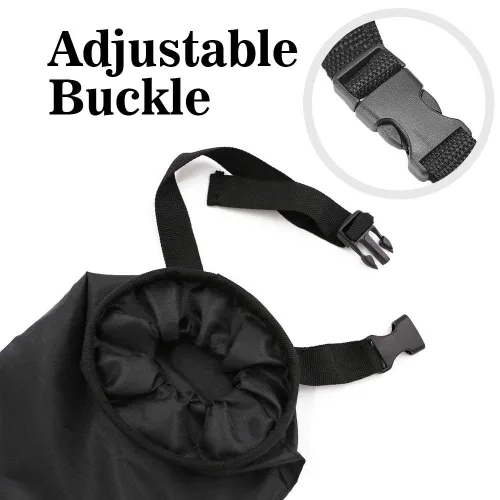 Vista 6 de IPELY Bolsa Universal para Basura de Coche, para Reposacabezas del Asiento Trasero (Color Negro)