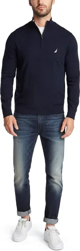 Vista 2 de Nautica Navtech - Suéter con cremallera de un cuarto para hombre