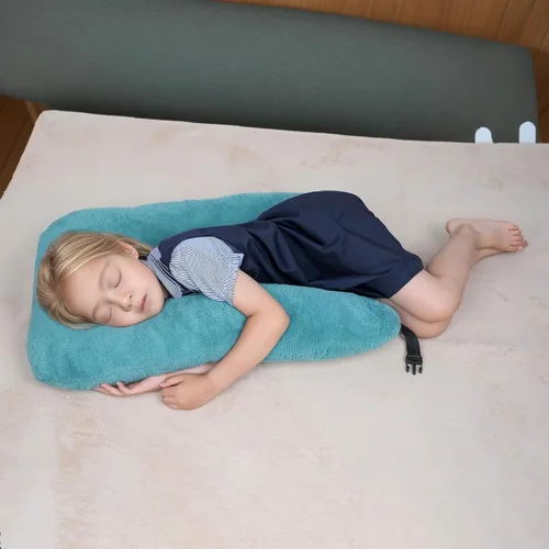 Vista 6 de Atablyn La almohada de cuello para niños proporciona doble apoyo a la cabeza y el cuello en cualquier posición de sueño en vuelos, automóviles