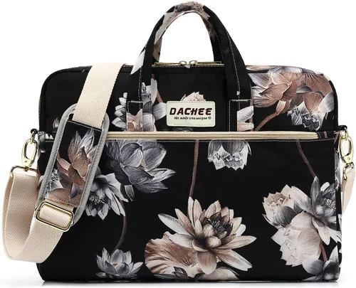 Vista 23 de DACHEE Bolso de hombro para laptop Macbook Pro de 15 pulgadas/15.6 pulgadas