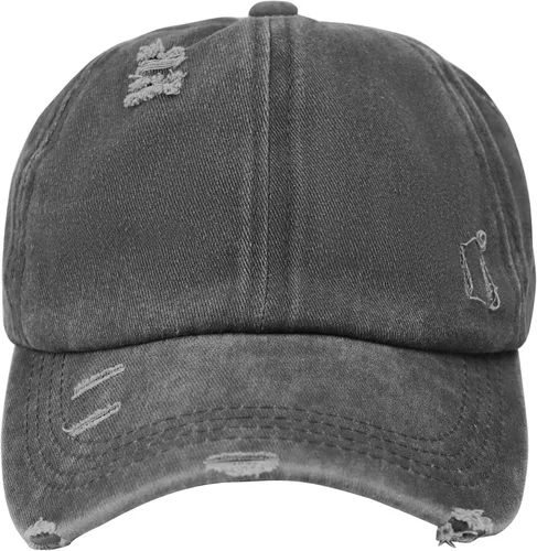 Vista 4 de HGGE Gorra de béisbol ajustable de algodón para mujer, con tiras cruzadas, con moños, para papá