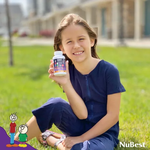 Vista 6 de NuBest Tall Apoya la fuerza ósea, salud ósea, sistema inmunológico mejorado y bienestar corporal completo con calcio, colágeno y hierbas