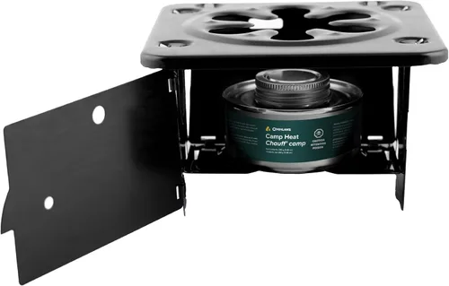 Vista 8 de Coghlan's Estufa de Campamento Plegable Portátil – Estufa de Cocina Compacta y Ligera de Acero para Camping, Mochilero, Senderismo o Uso