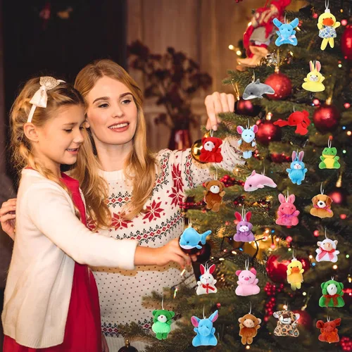Vista 7 de Hungdao 500 piezas de mini animales de peluche, surtido de mini animales a granel, juguetes de animales pequeños, regalos de carnaval, premios