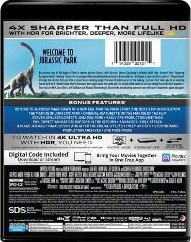 Vista 3 de Jurassic Park - 4K Ultra HD Digital 4K UHD