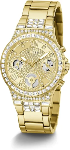 Vista 5 de GUESS 36mm Multifunction Glitz Dial Watch with Crystals