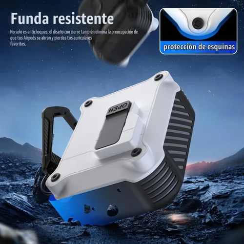 Vista 3 de RFUNGUANGO Fundas protectoras para Airpods de 2ª y 1ª generación, color 2º -Blanco