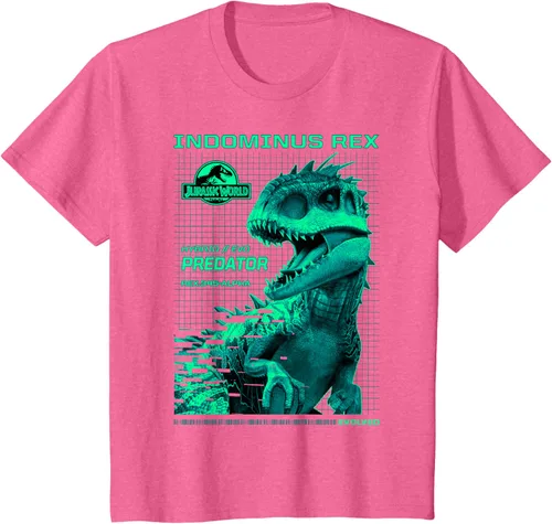 Vista 59 de Jurassic World Indominus Rex Hybrid Predator T-Shirt Small Negro