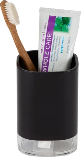 Vista 8 de Bath Bliss Juego de baño acrílico de 6 piezas Cepillo de inodoro Bote de basura Bomba de jabón Jabonera Vaso Soporte para cepillos