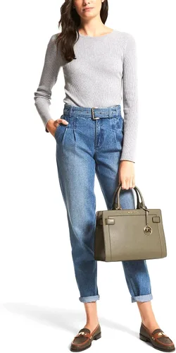 Vista 3 de Michael Kors Rayne - Bolso bandolera de piel mediano East West para mujer