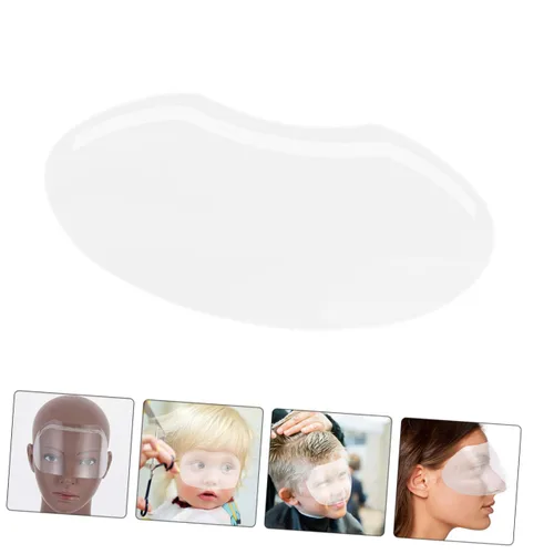 Vista 5 de FRCOLOR Mascarillas faciales de peluquería, 60 unidades, protectores faciales impermeables para uso en salones, suministros de peluquería