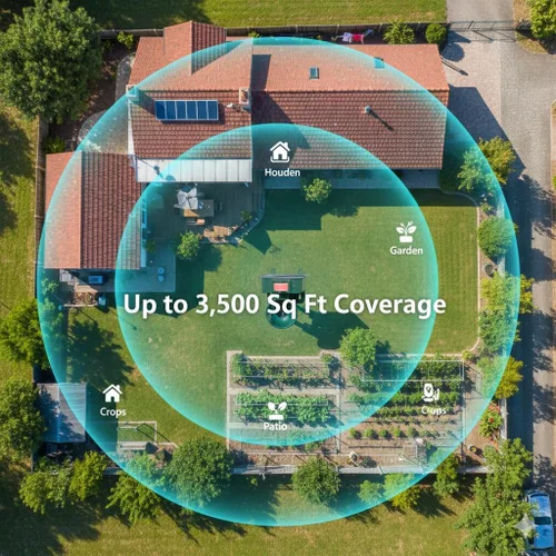 Vista 7 de Nuevos dispositivos repelentes de pájaros ultrasónicos solares para exteriores, disuasorios de aves para exteriores, repelente de gatos, disuasorio