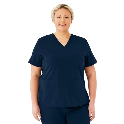 Vista 34 de Medline Lexington AVE - Camiseta médica para mujer, color morado real, talla M, cada una Negro