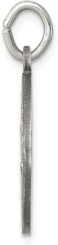 Vista 2 de Colgante de plata de ley 925 con medalla de Nuestra Señora de Fátima joyería fina para mujer L- 0827in ancho - 0709in Metal
