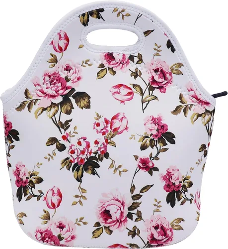 Vista 14 de Bolsa de almuerzo de neopreno aislada para mujeres, hombres, adultos, niños, adolescentes, adolescentes, niñas y niños pequeños