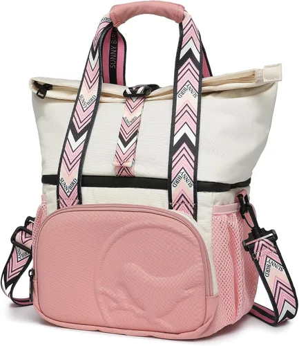 Vista 16 de SUNNY BIRD Lonchera con doble compartimento aislada para mujeres y hombres (azul aguamarina 01)