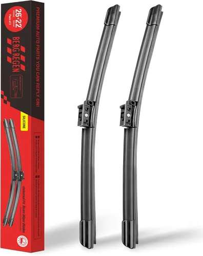 Vista 77 de BERG REGEN Escobillas limpiaparabrisas de 15"+15" con escobilla trasera de 13" - Juego de repuesto automotriz para Jeep Wrangler JK 2008 2009 2010
