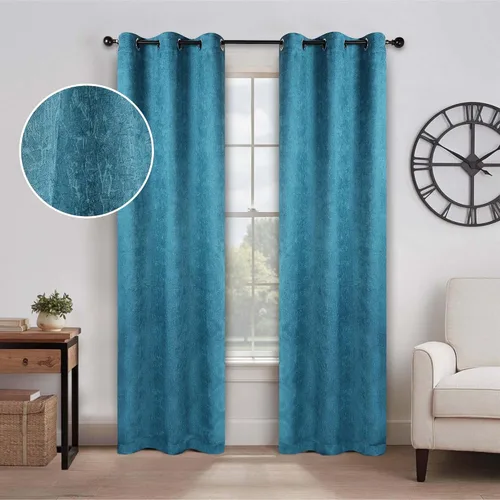 Vista 14 de BLUENILEMILLS Paneles de cortinas opacas para oscurecer la habitación con bolsillo para barra, cortinas perfectas para ventanas de cocina, Beige