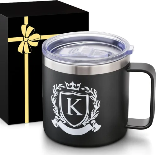 Vista 28 de MNZZ Taza de Café Aislada Personalizada de 14 Oz de Acero Inoxidable a Prueba de Fugas Taza de Agua Grande Pesada Taza Cafe Accesorios de Viaje