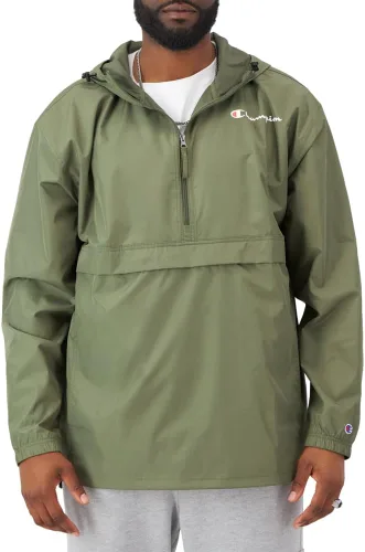 Vista 4 de Champion Men's Jacket, Stadium Packable Wind and Water Resistant Jacket (Reg. Or Big & Tall)