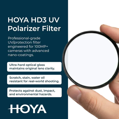 Vista 2 de Hoya Filtro protector UV HD3 de 3.228 in - Nano revestimiento ultra duro