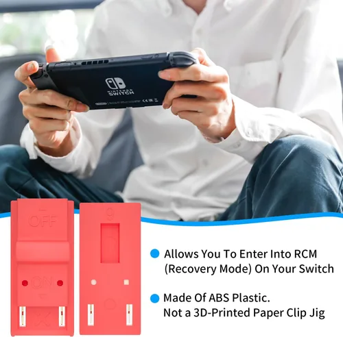 Vista 7 de RGEEK RCM Jig for Nintendo Switch RCM Tool RCM SX OS Short Circuit Tools Use for Modify The Archive Play GBA/FBA & Other Simulator