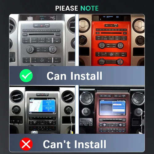 Vista 10 de 8-Core 6+128G 9 '' Android 15 Estéreo de coche para Ford F150 2009-2012