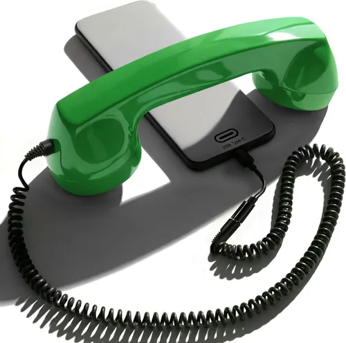 Vista 15 de Opis 60s Micro: Auricular retro para teléfono fijo/Auricular USB/Auricular para teléfono móvil/Receptor de teléfono para teléfono móvil/Auricular