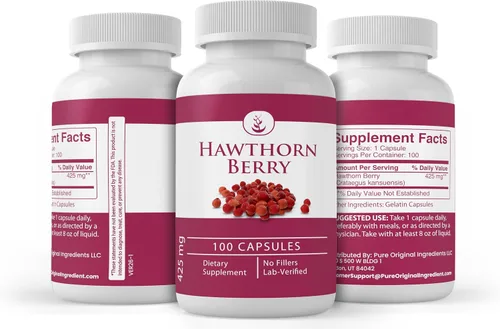 Vista 4 de PURE ORIGINAL INGREDIENTS Hawthorn Berry, (100 cápsulas) siempre puro, sin aditivos ni rellenos, verificado por laboratorio