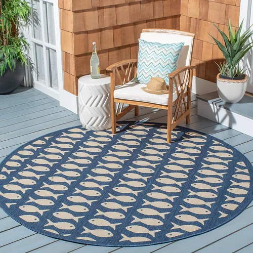 Vista 29 de SAFAVIEH Alfombra lavable para exteriores, colección Patio de 2.3 x 6.7 pies, color negro y beige, no desprende pelusa y fácil limpieza, ideal