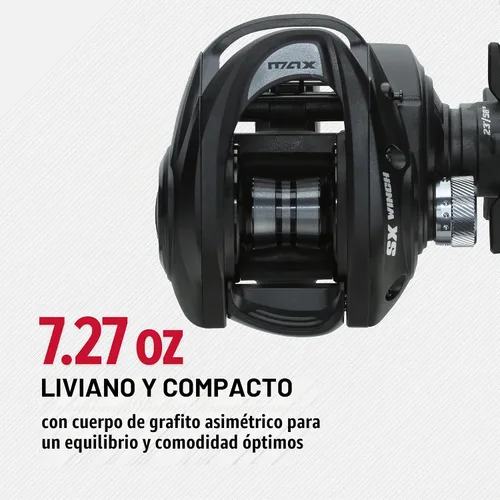 Vista 4 de Abu Garcia Max SX Winch - Carrete de pesca de bajo perfil