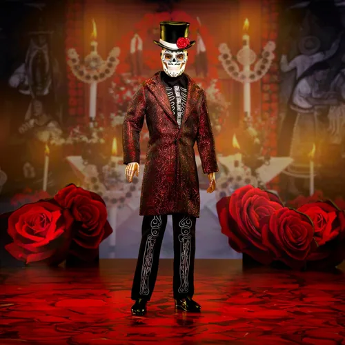 Vista 2 de Barbie Signature Día De Muertos Muñeca Ken Coleccionable