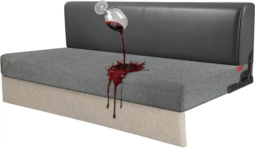 Vista 70 de Fundas de cojín impermeables para sofá, funda elástica lavable con diseño elástico antideslizante, protector de muebles para mascotas y niños