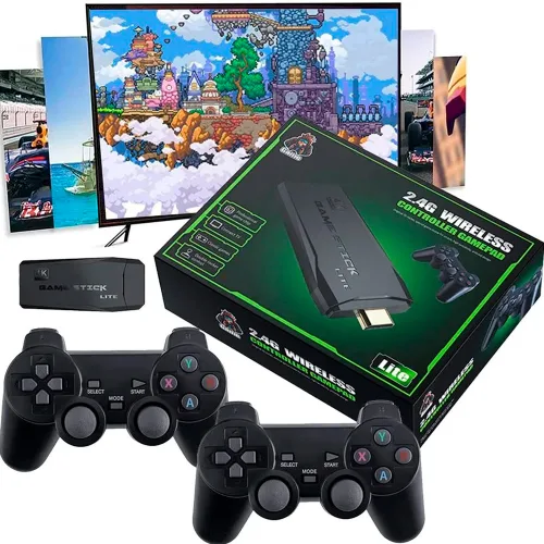 Consola Retro Game Stick 2 Controles de TecnoGar
