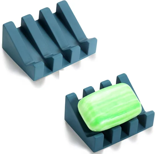Vista 13 de Jabonera, Soporte para Pastilla de Jabón para Ducha para Baño, Cocina, Bañera, Fácil de Limpiar, Mantiene el Jabón Seco, Prolonga la Vida del Jabón