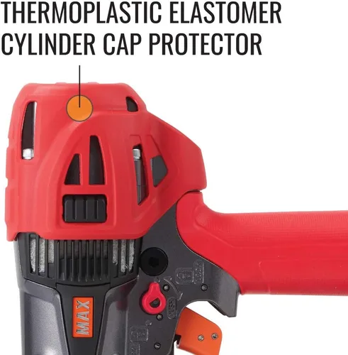 Vista 5 de MAX USA CORP. PowerLite HN65J2 - Clavadora con conector metálico de bobina de alta presión hasta 2-1/2