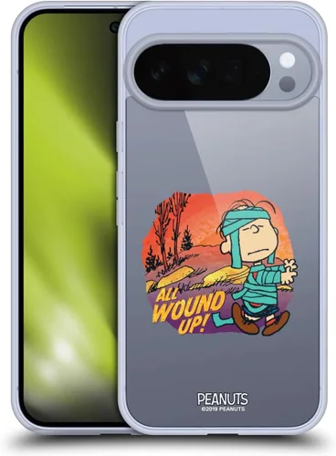 Vista 131 de Head Case Designs Funda de gel Spooktacular con licencia oficial de Peanuts Linus y Snoopy [protección de grado militar] compatible con Google Pixel
