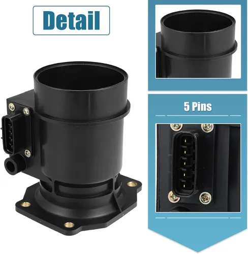 Vista 5 de X AUTOHAUX Medidor de sensor de flujo de aire de masa de coche No.22680-AA160 para Subaru Forester Impreza Legacy Outback