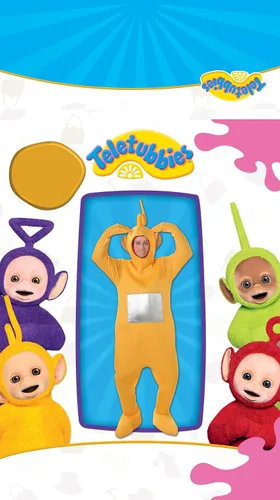 Vista 2 de Teletubbies - Disfraz de soltero para adulto de Laa-Laa