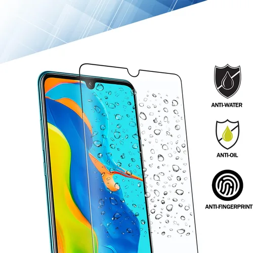 Vista 4 de RKINC Protector de pantalla [paquete de 4] para Samsung Galaxy A12 / Galaxy A02S / A12 Nacho, protector de pantalla de vidrio templado, 0.013 in