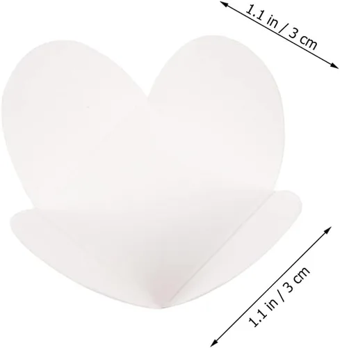 Vista 5 de Hemoton Copas de trufas de papel kraft, 400 unidades, envoltorios de chocolate, forros de postre para mini pasteles, magdalenas y suministros