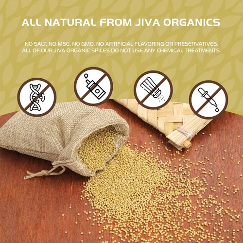Vista 7 de Jiva Organics Browntop Millet Bolsa de 2 libras Grano entero, sin gluten y orgánico Superalimento rico en proteínas y fibra para una cocina