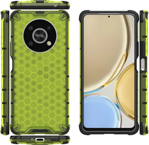 Vista 34 de Pzwoxukhov Funda compatible con Huawei Nova 3i, compatible con Huawei P Smart+ 2018 Honeycomb Anti-Drop Shock-Absorbing Case Negro