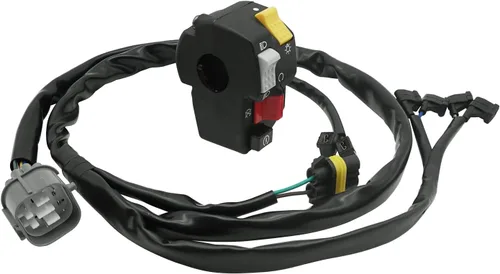 Vista 4 de M MATI Para Honda Foreman 500 Manillar Interruptor de arranque Botón Control Kill Stop Faro TRX500FM/TRX500FPM 2007-2011 35150-HP0-B80