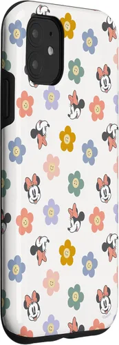 Vista 3 de Funda para iPhone 11 de Disney Minnie Mouse Springtime Flowers and Happy Smiles