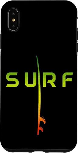 Vista 7 de Funda retro retro para iPhone 14 Surf Board Surfing Beach