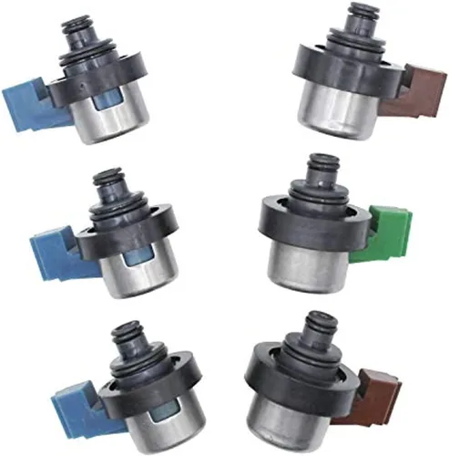Vista 2 de 4EAT 6 unids/set de solenoide de cambio de transmisión automática 31705AA440 31705AA441 31705AA4419L compatible con Subar-u 2.5 Forester Outback